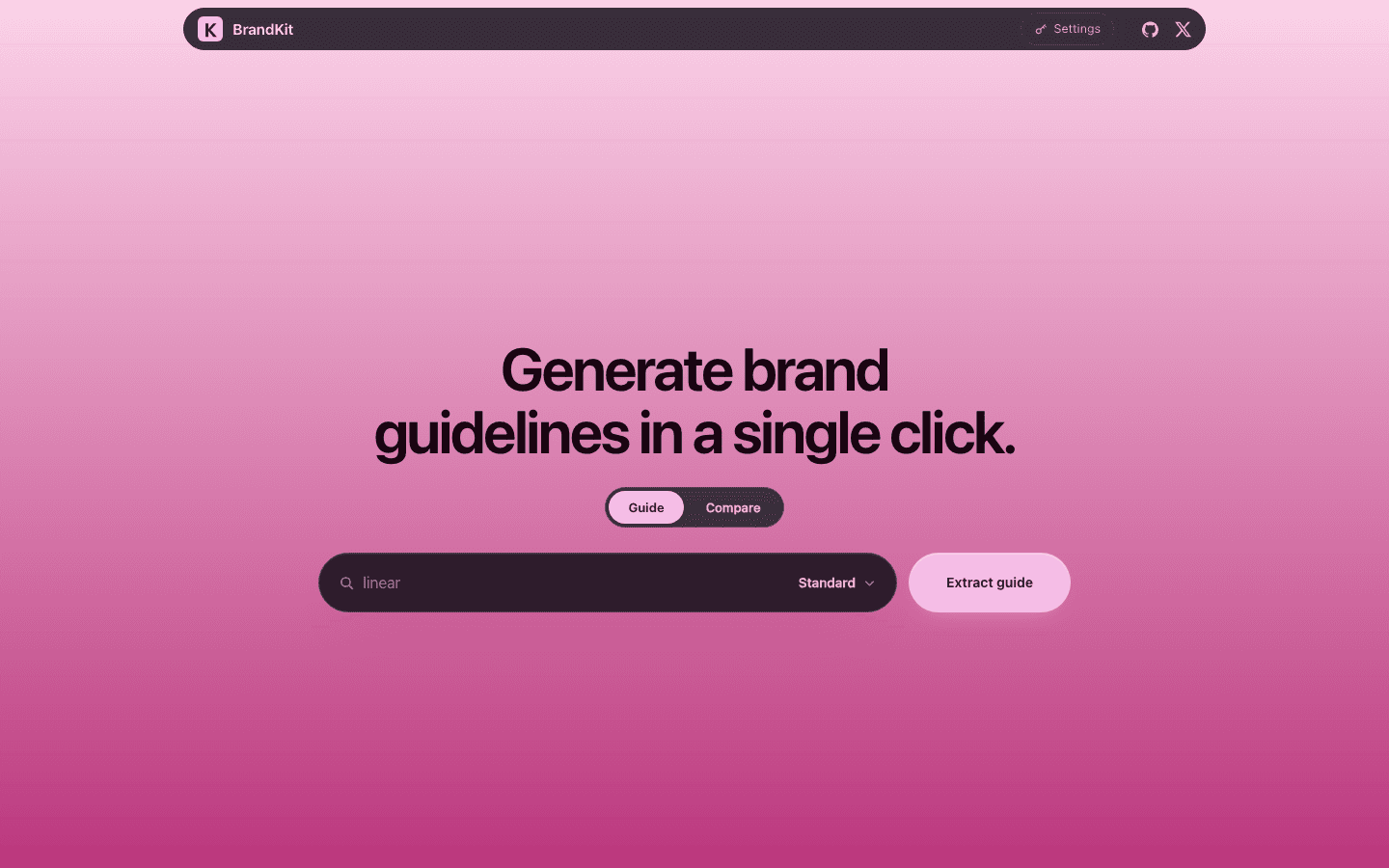 BrandKit, running