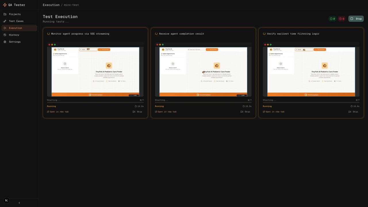 Fast QA, running